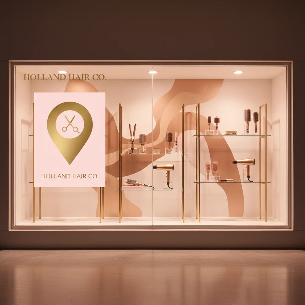 Local search results showing Google Business Profile for independent hairstylist getting new salon clients